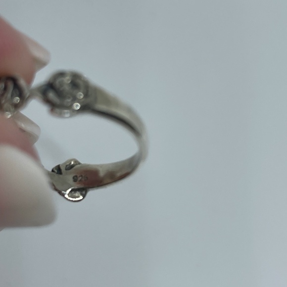 Sterling Silver (925) Rose Bud Ring - Picture 3 of 4